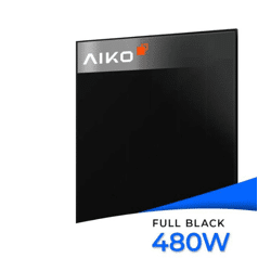 AIKO Solar 480W Glass Glass Black Frame AIKO-A480-MCE54Dw Neostar 3P+54