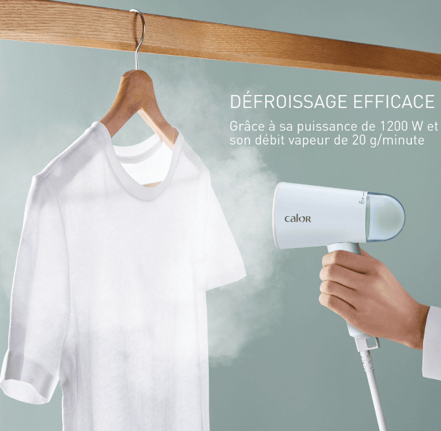 Calor DT1024C0 Handdampfer für schnelles Glätten und einfache Anwendung im Alltag