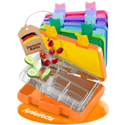 Brotdose für Kinder mit Fächern – 800ml, Auslaufsicher, BPA-Frei