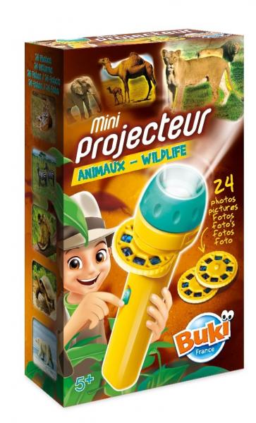 BUKI 6302ANI Mini-Projektor Wildlife - Französische Version - Für Kinder