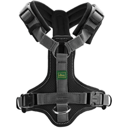 HUNTER DIVO Reflect S/M - Hundegeschirr schwarz/grau, reflektierend, EAN 4016739689603