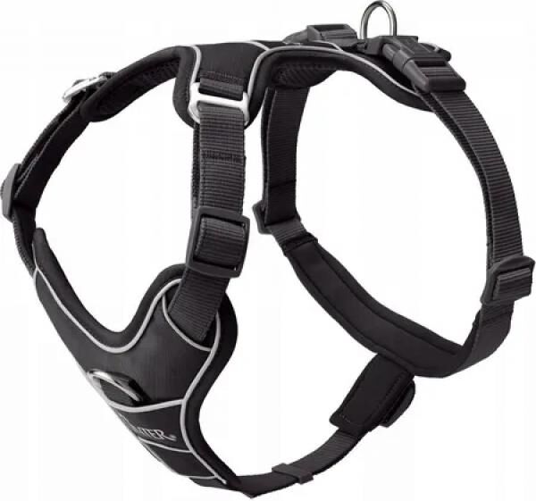 HUNTER DIVO Reflect S/M - Hundegeschirr schwarz/grau, reflektierend, EAN 4016739689603