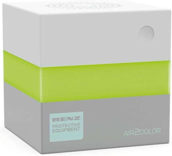 RENZ Air2Color - CO2-Messgerät mit LED-Ampel, bis zu 80 m², USB-C, EAN 4029126582968