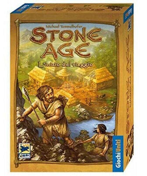 Stone Age Travel Edition (Giochi Uniti GU654) Italienische Version - Brettspiel
