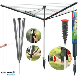 Vileda Sun-Rise Premium 50m Garden Dryer (EAN: 4023103233928) - New Goods