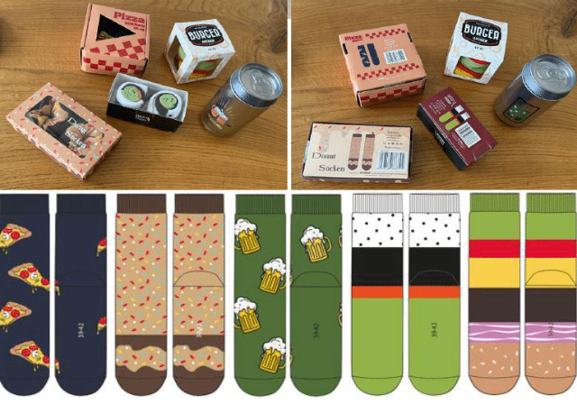 FOOD - SOCKS Größe: 37/41, 42/46