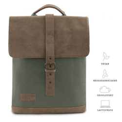 Rucksack Khaki MODISCH, VEGAN & AUSGEFEILT