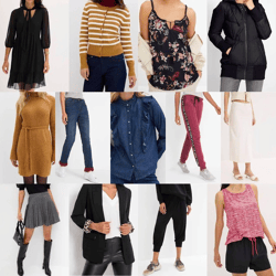 2,10 € / pc. Clothing Mix Stock Category A 90% ladies 10% men new goods from german catalog original packaging on pallet stock deuts