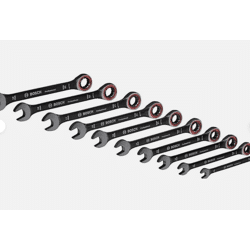 Bosch PRO wrench set 8-19 mm 10-piece set for precise work and versatile use