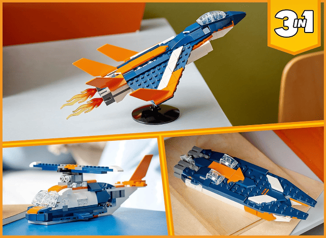 LEGO 31126 Creator 3in1 Set für kreatives Bauen und vielseitige Modellgestaltung