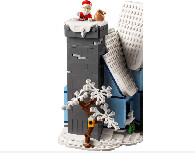 LEGO Icons 10293 Santa’s Visit Bauset für kreatives Bauen und weihnachtliche Dekoration