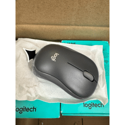 Logitech Maus Kabellos Desktop 3 Tasten Grau M185