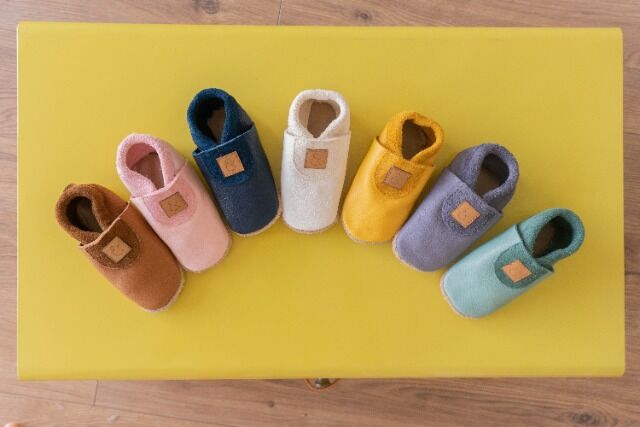 Krabbelschuhe / Babyschuhe – Naturleder, Gr. 17-26, gemischt, 7 Farben