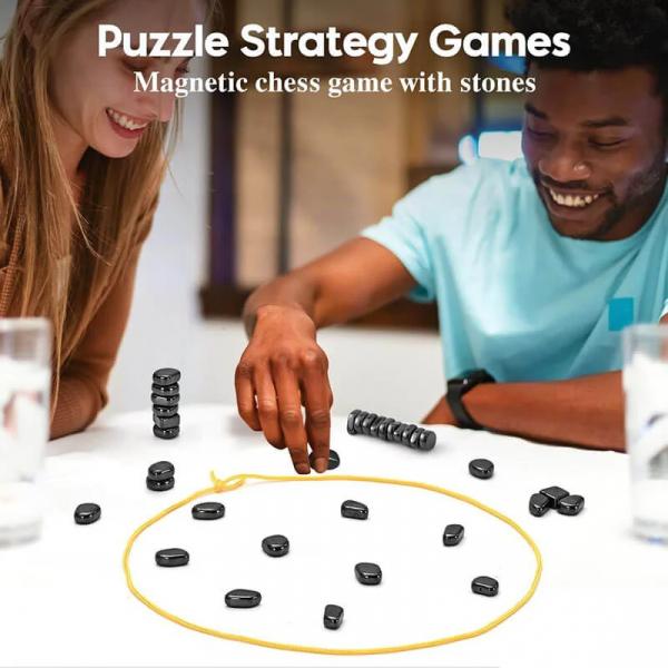 MagField™ Magnetic Stones Strategiespiel | Interaktives Brettspiel Tabletop Logic Challenge