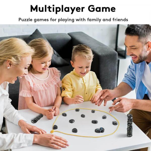 MagField™ Magnetic Stones Strategiespiel | Interaktives Brettspiel Tabletop Logic Challenge