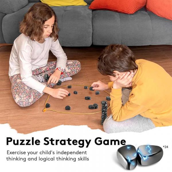MagField™ Magnetic Stones Strategiespiel | Interaktives Brettspiel Tabletop Logic Challenge