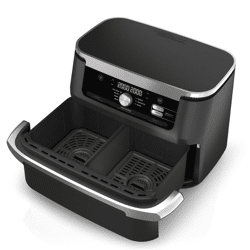 Ninja AF500EU Foodi FlexDrawer Dual Airfryer 10,4L für große Portionen und knusprige Ergebnisse