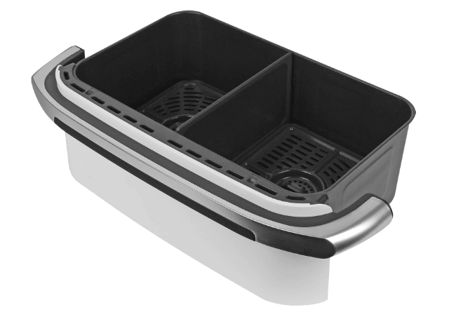 Ninja AF500EUWH Airfryer Heißluftfritteuse Weiß für fettarmes Kochen und vielseitige Zubereitung