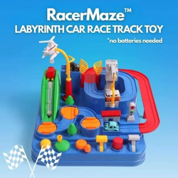 RacerMaze Labyrinth Autorennbahn Spielzeug | Interaktives Autorennen Puzzle Abenteuer