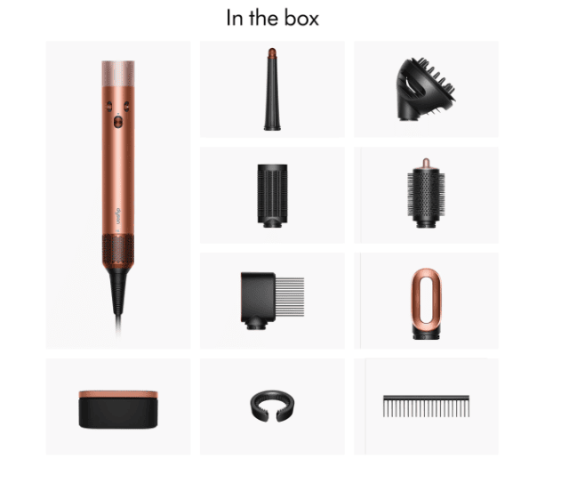 Dyson Airwrap i.d Curly + Coily Multi-Styler Amber Silk für Locken, Volumen und schonendes Styling