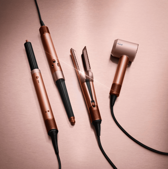 Dyson Airwrap i.d Curly + Coily Multi-Styler Amber Silk für Locken, Volumen und schonendes Styling
