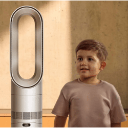 Dyson AM15 Hot+Cool fan heater White Silver for everyday heating and cooling