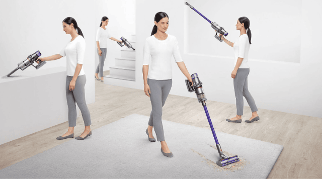 Dyson V11 Advanced Akku Staubsauger Nickel Purple für starke Leistung und intelligente Reinigung