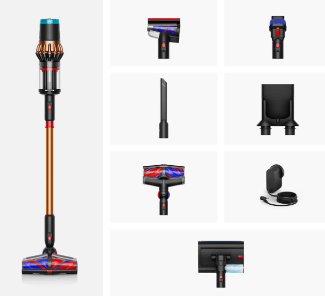 Dyson V16 Piston Submarine Akku Staubsauger Black Copper für Saugen und Wischen
