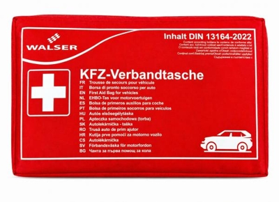 Kfz Verbandstasche DIN 13164 - First Aid Kit Norm 2026, Verbandskasten