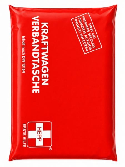 KFZ Verbandtasche nach DIN 13164 - für Erste Hilfe, First Aid Kit, Verbandskasten Norm 2026
