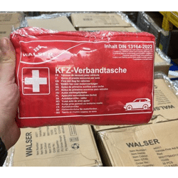 KFZ Verbandtasche nach DIN 13164 - für Erste Hilfe, First Aid Kit, Verbandskasten Norm 2026