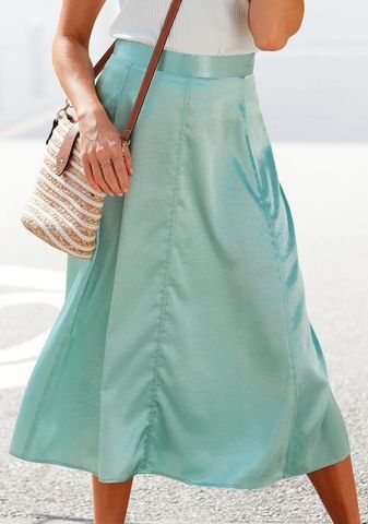 Satin skirt from Lascana 