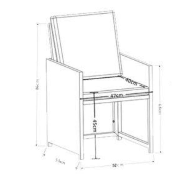 ? Produktbeschreibung Das 2-teilige Gartenmöbel Set aus Metall, Polyrattan und Glas eignet sich ideal für den Einsatz im Außenbereich. Perf