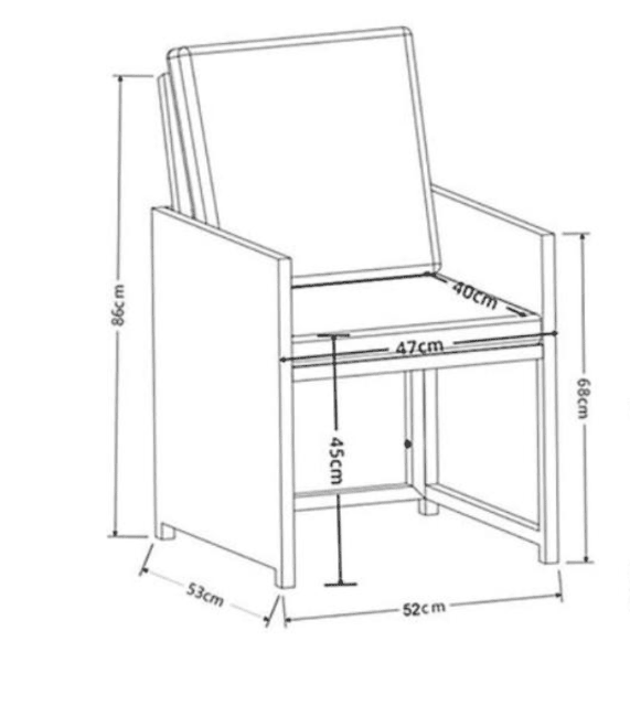 3-tlg Gartenmöbel Set Metall, Polyrattan, Glas inkl Sitzauflagen (Art.-Nr. 920884)