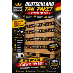 Mystery Fußball Fan Pakete Deutschland Edition – Restposten – Palette mit gemischten Fanartikeln – ideal für Wiederverkäufer
