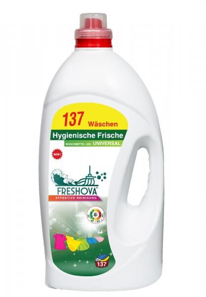 Freshova Waschmittel Gel Universal 5,5L