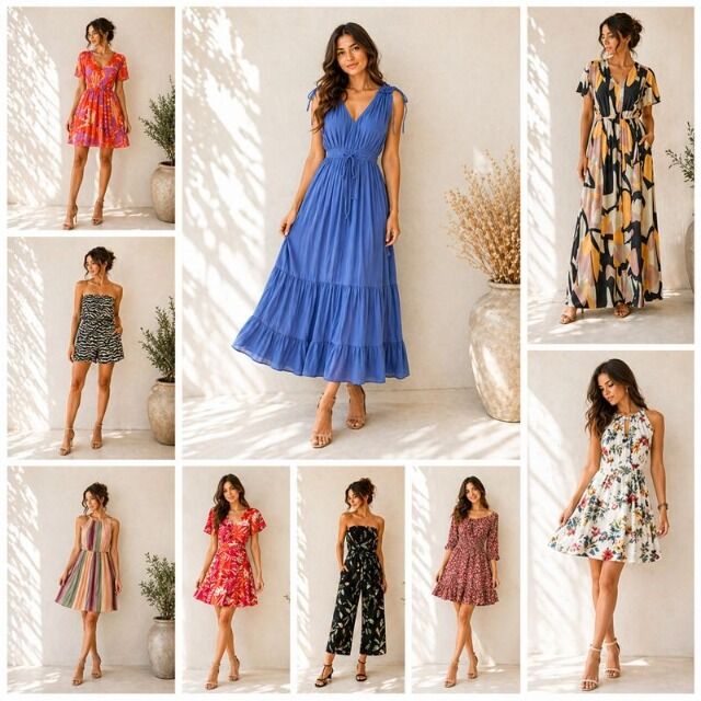 Damen Sommerkleider Mix +