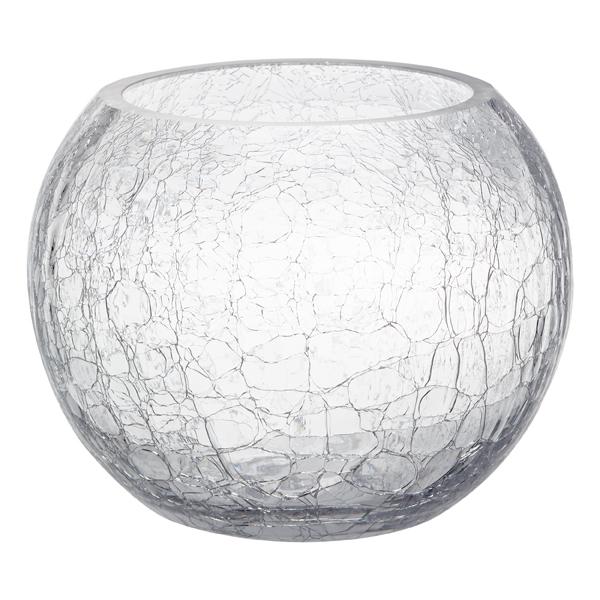 Vase, ball, crackle, large, approx. 17cmD