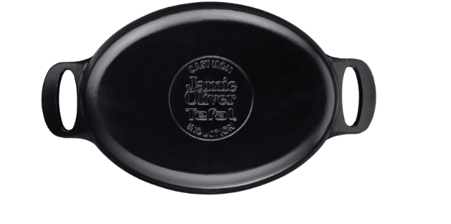 Tefal Jamie Oliver Gusseisen Bräter 30x22 cm emailliert