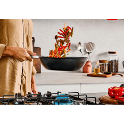 Tefal wok pan 28 cm Ever Black