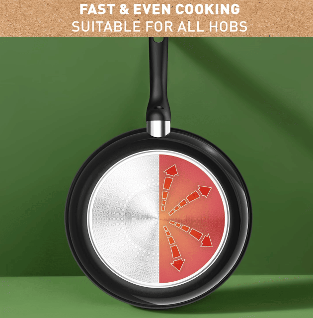 Tefal sauté pan 24 cm with lid induction