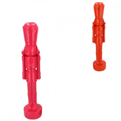 Statue Nussknacker orange/fuchsia 24 cm 2 Stück sortiert