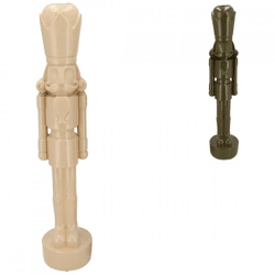 Statue Nussknacker sand/grün 52 cm 2 sortiert