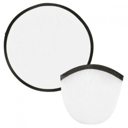 Frisbee faltbar weiß 25 cm