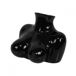 Housevitamin Vase Brüste schwarz 15 cm