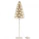 J-Line Baum LED auf Batterie weiß glitzernd 58 cm