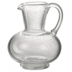 J-Line Vase Karaffe Kugel Glas transparent 21 cm