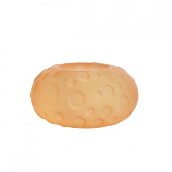 Light & Living Finley Teelichthalter Glas Pfirsich 10 cm