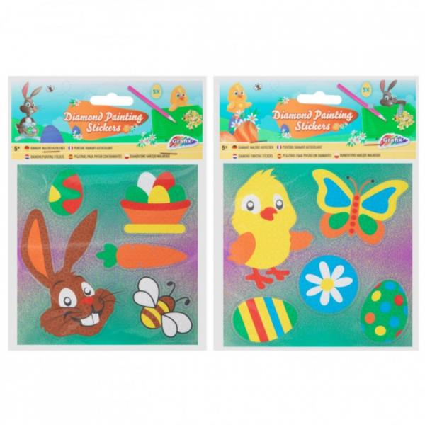 Moxy Diamant-Paiting-Set Ostern 14 cm 2 sortiert
