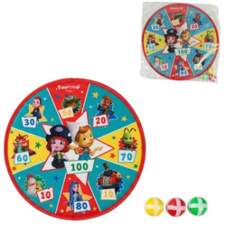 Pinocchio und Freunde Klettverschluss Dartscheibe 36 cm